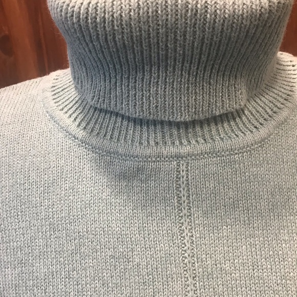 Vintage Alfred Dunner Pale Green Turtle Neck Sweater - Size Large - Picture 2 of 13